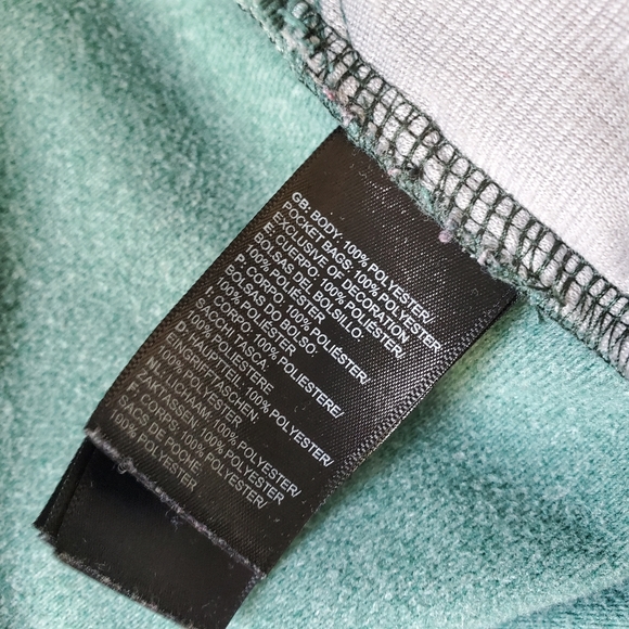 The North Face green colorblock collared zip up lightweight - Picture 4 of 5